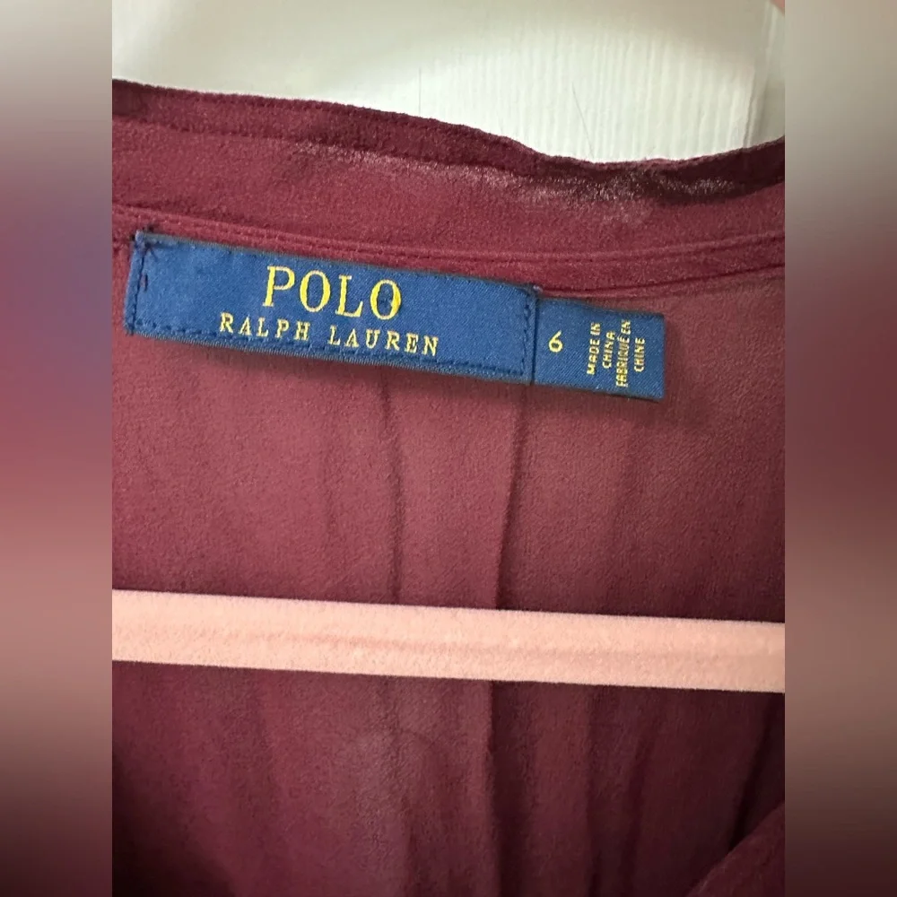Polo Ralph Lauren Georgette Short-Sleeve Dress - Picture 3 of 4